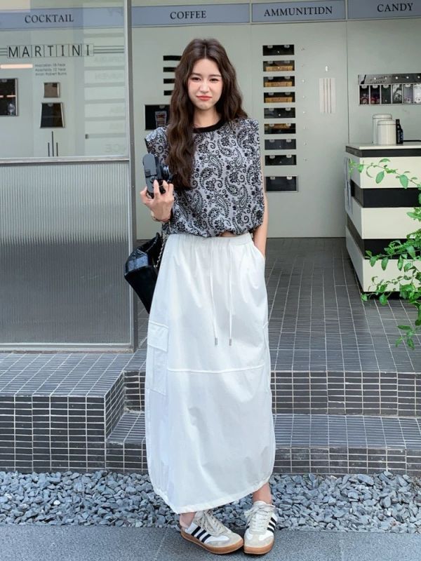 Z in D [ 斜紋布大口袋氣球裙 ] 3色 2510011 ZinD,zind,ZD,zooindrawer,zoo in drawer,抽屜動物園,丹寧,牛仔外套,外套富翁,洋裝