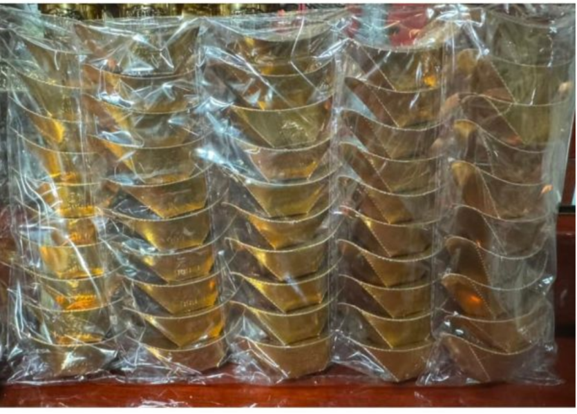 【金元寶５０入】立體黃金萬兩金元寶＊祭祖．普渡好兄弟。對年＊拜神 金元寶５０入