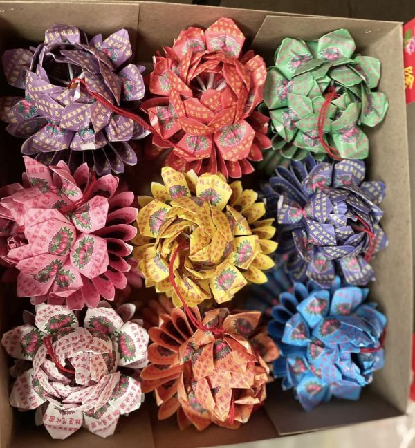 九品壽生蓮花＊九品往生蓮花．祝壽．壽生蓮花．轉運蓮花．延福祿壽．敬神禮佛．消災祈福．拜觀音菩薩．拜三太子．媽祖 九色蓮花