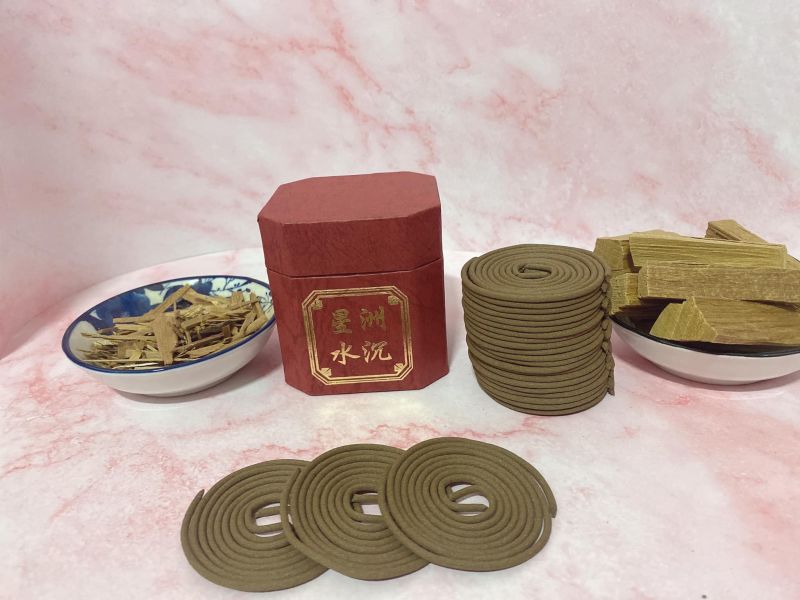 微小盤香2小時（星洲水沉）（星洲沉／沉香／水沉／微小盤香／２時小盤香／靜坐） 星洲微盤香