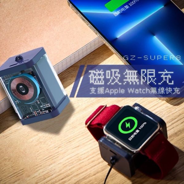 B.L 全能充電旅行艙(GZ-SUPER8) 行動電源,快充頭,氮化鎵