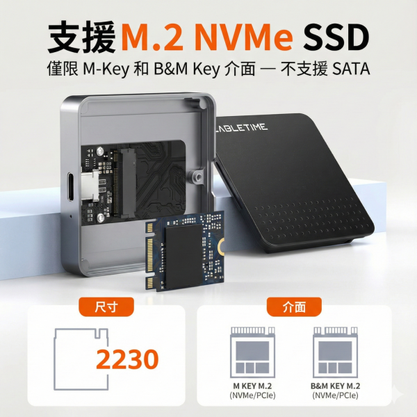 [CABLETIME] 磁吸外接M.2硬碟 