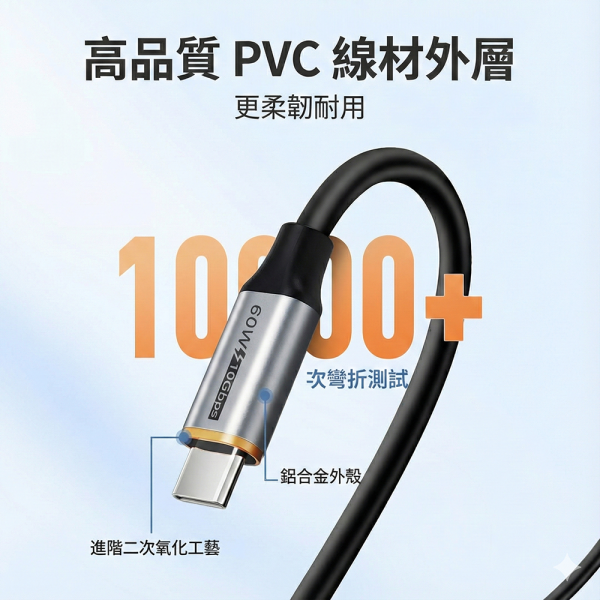 [CABLETIME] 3A USB TO TYPE-C 充電線 