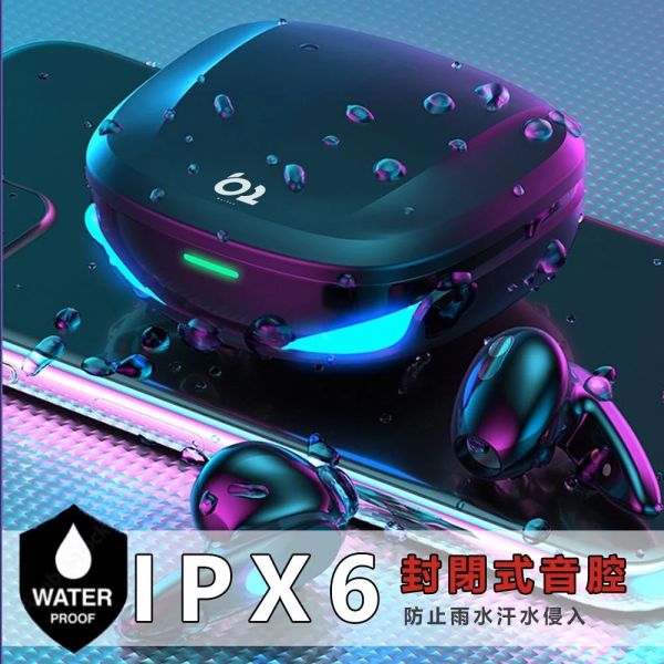 【Zero-X1無線電競藍芽耳機】藍芽5.2 IPX6防水 真無線藍芽耳機 3種模式 高音質 遊戲專用 1年保固 現貨 耳機,藍牙耳機,電競耳機,無線耳機,藍芽,防水耳機