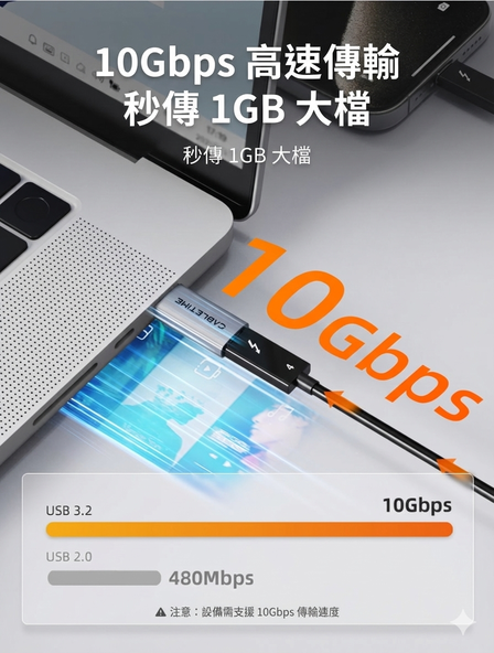 [CABLETIME] USB公 對 TYPE-C母 轉接頭 
