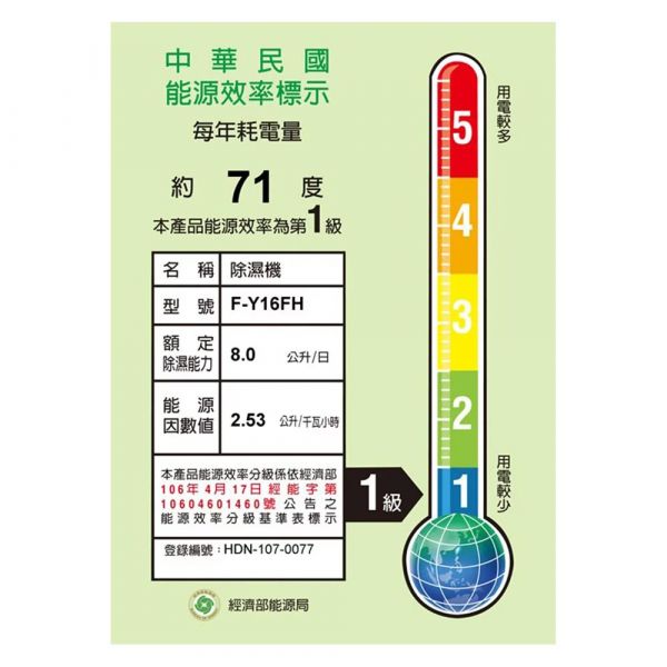 Panasonic國際牌【 F-Y16FH】清淨除濕機8公升 10坪 全新公司貨 原廠保固三年 空氣清淨機 台灣現貨  (下單前先尋問有無現貨) 除濕機,Panasonic,國際牌,國際,FY16FH,空氣清淨機