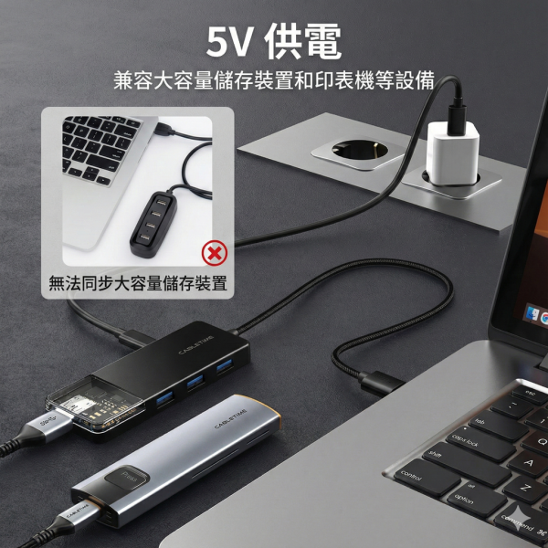 [CABLETIME] 4合1 USB HUB 