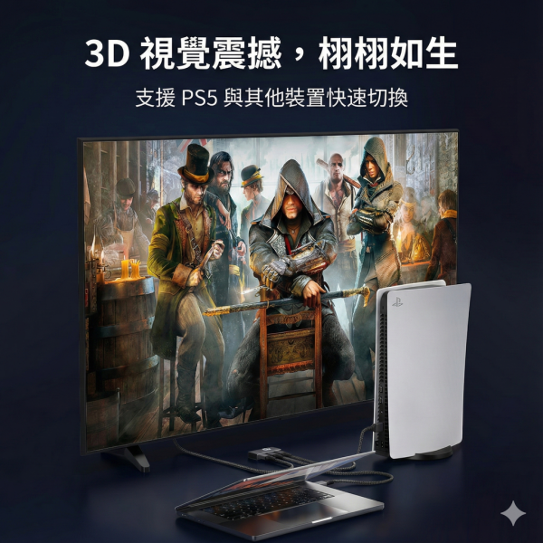 [CABLETIME] 8K60Hz 多螢幕轉換器 