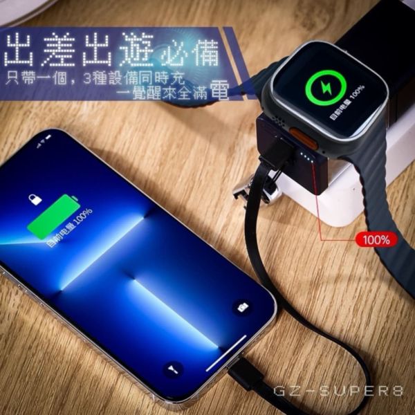 B.L 全能充電旅行艙(GZ-SUPER8) 行動電源,快充頭,氮化鎵