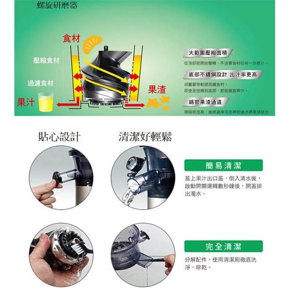 Panasonic國際牌【MJ-L500】鮮活蔬果慢磨機 原廠一年保固 台灣現貨 Panasonic,國際牌,mj-l500,蔬果雞,果汁機,mjl500