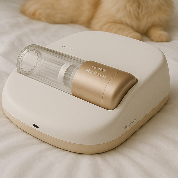 【 Creatulize X1｜床面清潔機器人 】奶油白新色登場！會跑、會拍、會殺菌的聰明機器人，讓你床面清潔從此 0 手動、0 死角！ 