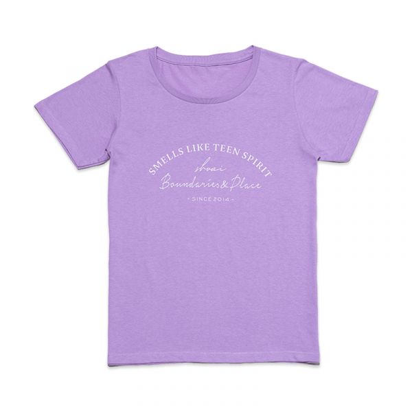 Girls夏日短Tee-木槿紫 girls 、女生上衣、馬卡龍色系、合身剪裁