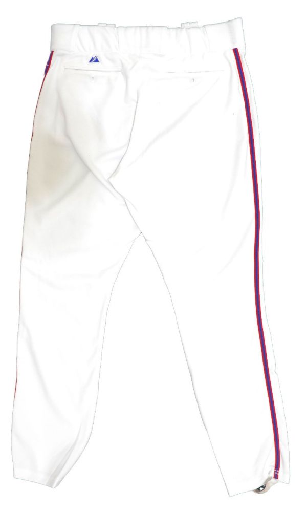 2013年世界棒球經典賽周思齊實戰簽名球褲-02 周思齊,中華職棒,親簽版,實戰球褲,棒球,球員,經典賽,中華隊