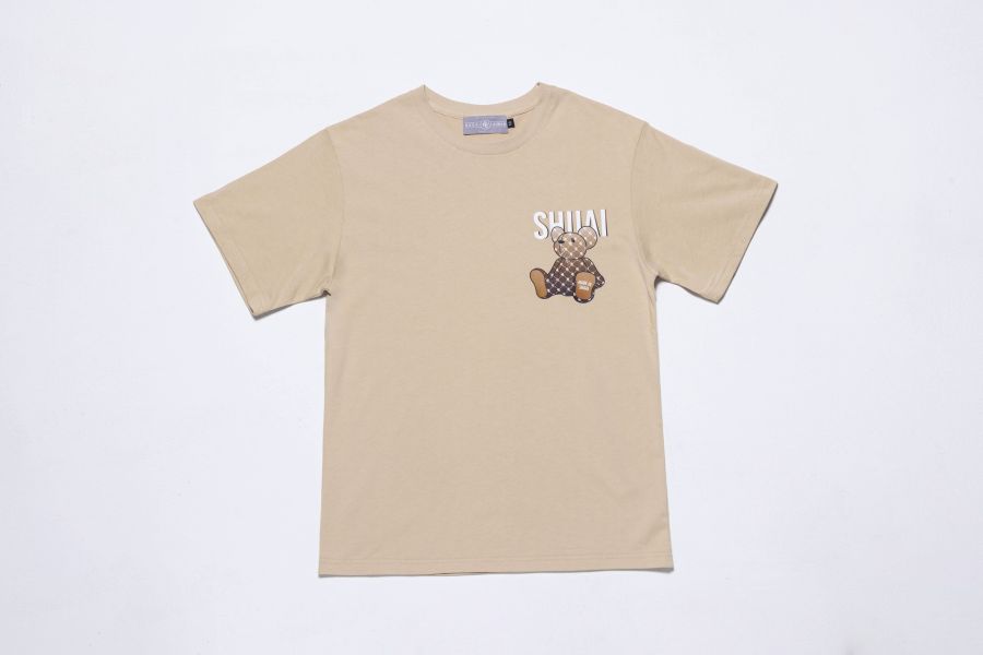 Girl 熊萌出擊Tee｜奶茶熊醬 shuai,甩甩,生活,運動,衣服,穿搭,女孩,系列,熊熊,黑色