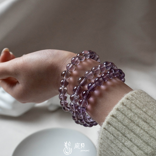 薰衣草紫水晶手串 