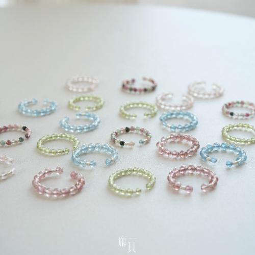 高品質水晶戒圈/手工製作 