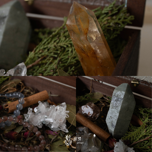 ＊預購｜水晶淨化喚醒藥草盒 