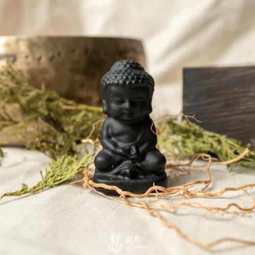 黑曜石坐忘小佛 