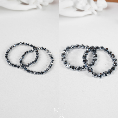 鈦赫茲鑽切手串 