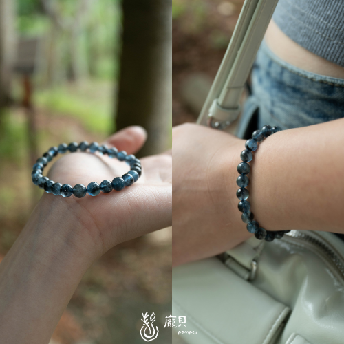 魔鬼海藍寶圓珠 