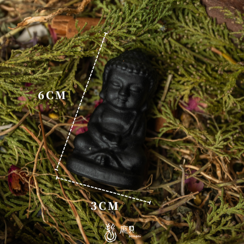 黑曜石坐忘小佛 
