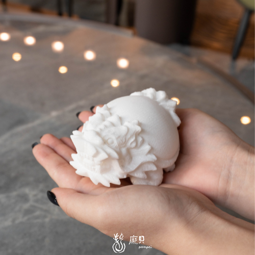 漢白玉精雕龍龜 