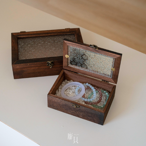 胡桃木碎石淨化盒 