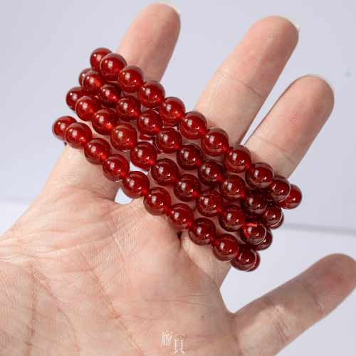 紅瑪瑙手串 