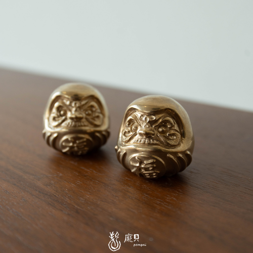 鎏金轉運黃銅礦達摩 