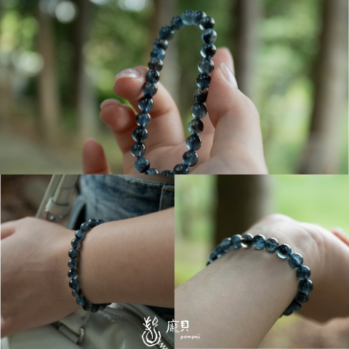 魔鬼海藍寶圓珠 