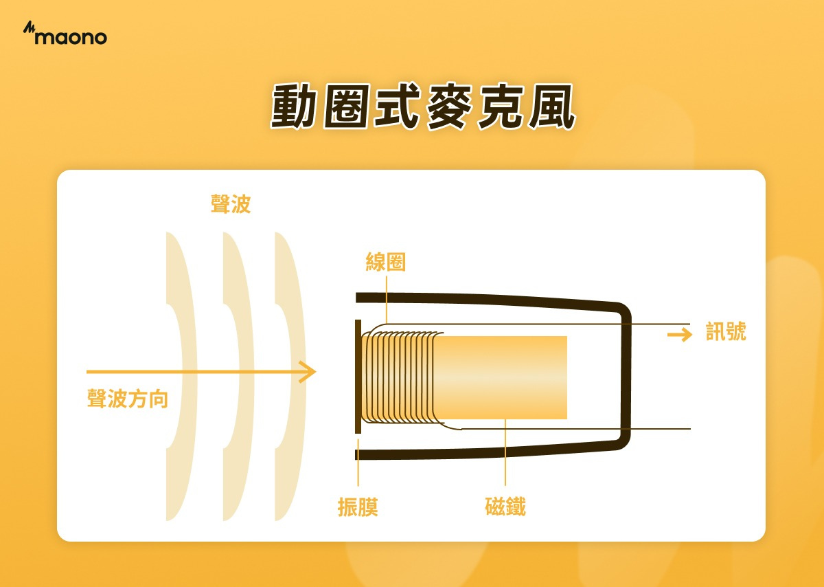 動圈式麥克風構造說明