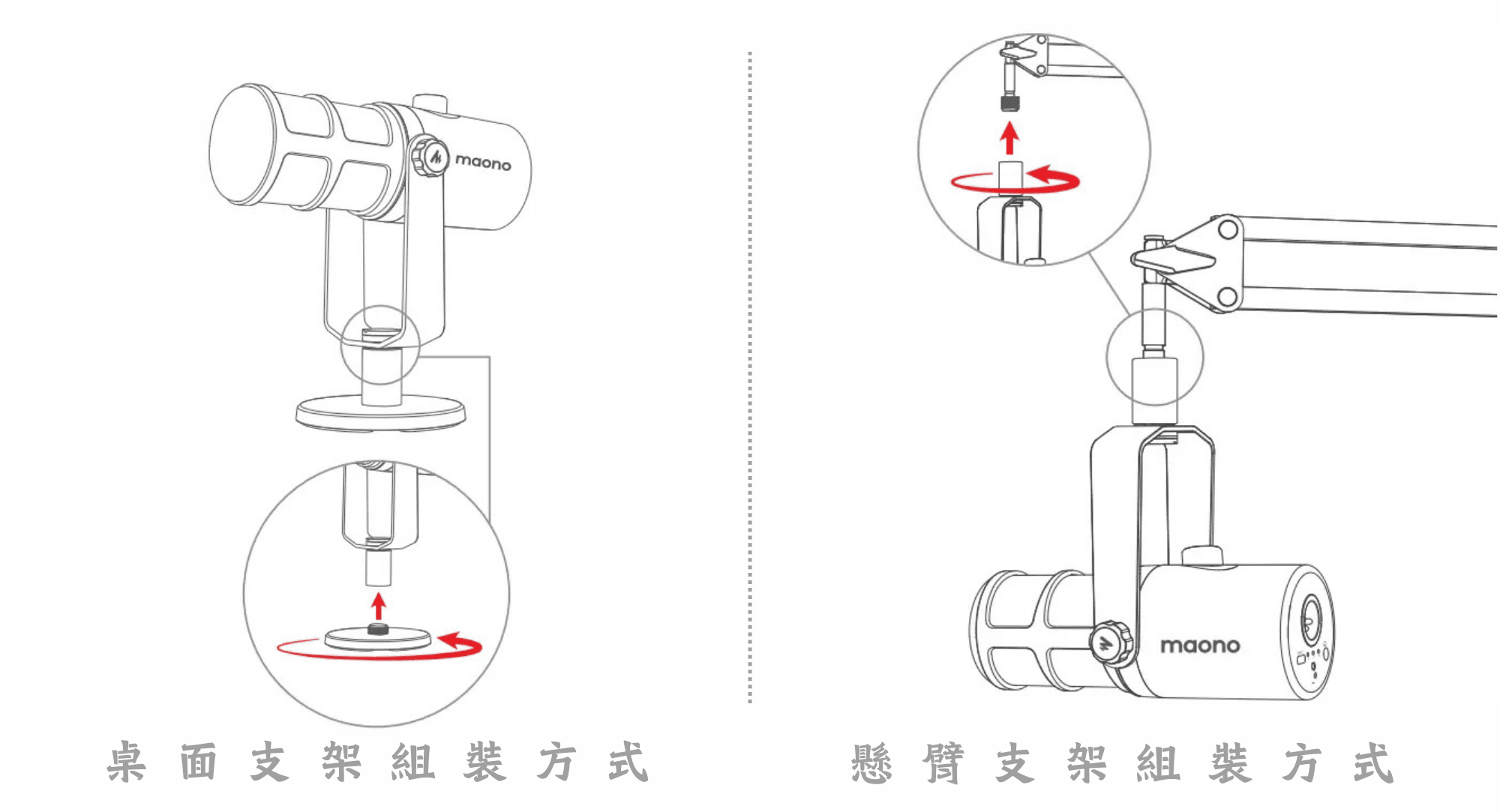 PD400X支架組裝方式教學圖