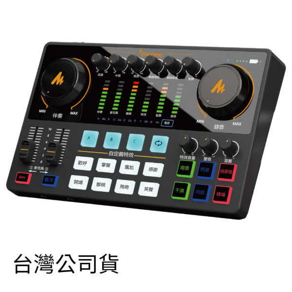 MAONO 閃克 | AME2 旗艦版直播聲卡 MAONO AME2 旗艦版聲卡,音頻製作工作室,Podcast 聲卡,直播聲卡,XLR 麥克風聲卡,動圈麥克風聲卡,48V 幻象電源聲卡,Maono 聲卡,DENOISE 降噪,60dB,動圈麥克風,AME2