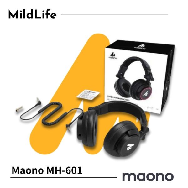 Maono_閃克_MH601錄音室監聽耳機 2024專業耳機推薦,Hi-Fi 音質,Maono AU-MH601,Maono,MH601,AU-MH601,耳罩式耳機,監聽耳機,maono麥克風,錄音耳機,podcast耳機,錄音設備