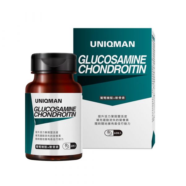 UNIQMAN Glucosamine+Chondroitin Capsules (60 capsules/bottle) Glucosamine,Chondroitin,joint health