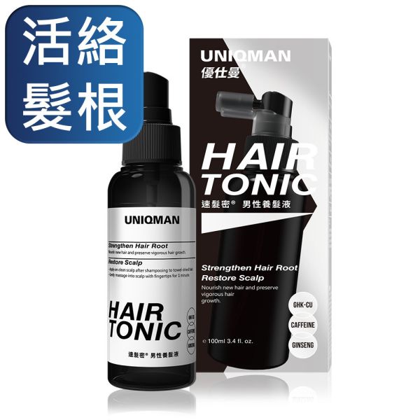 UNIQMAN 速髮密 男性養髮液 (100ml/瓶)【活絡髮根】 