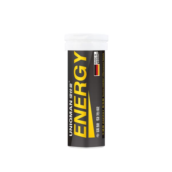UNIQMAN Taurine ENERGY Effervescent Tablets (10 tablets/tube) 