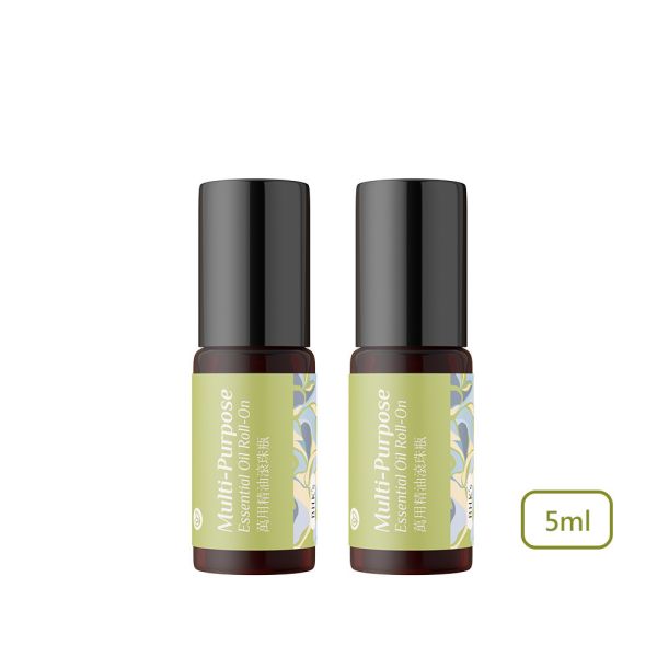 BHK's Multi-Purpose Essential Oil Roll-On (5ml/bottle) x 2 bottles 萬用精油推薦,天然植萃精油,通過ECOCERT認證,舒緩頭暈,提神醒腦,放鬆思緒,滾珠設計,小巧瓶身,好推好吸收,滾珠按摩緩解緊繃