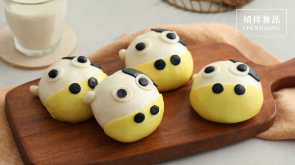 禎祥造型包10入600g/熊貓/小鴨/瓢蟲/蜜蜂/乳牛/水豚/蜂蜜小花饅頭 