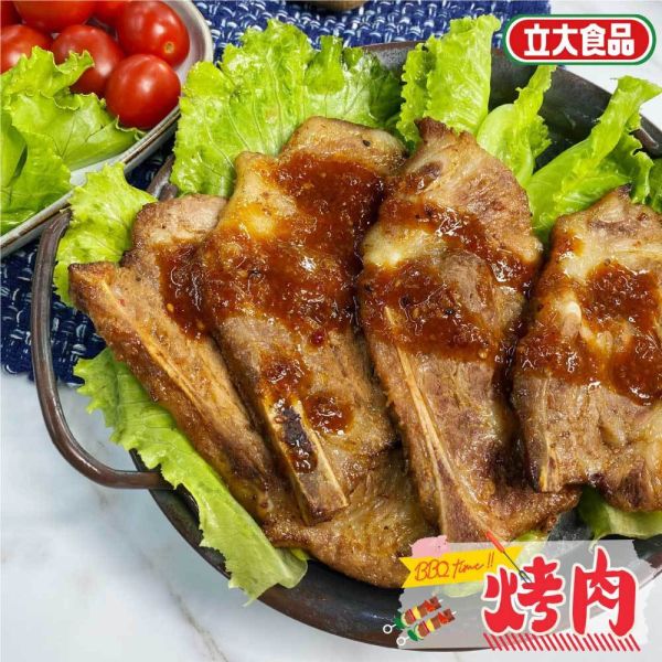立大食品帶骨雪花豚 300g/立大雪花肋排300G 