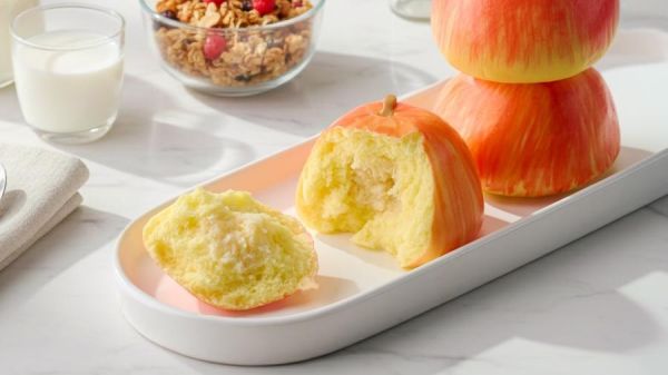 蘋安喜樂包450G10入/造型蘋果包/內餡牛奶流沙 