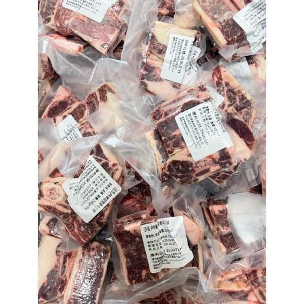 美國帶骨牛小排200g(包)約4塊單骨牛小排 