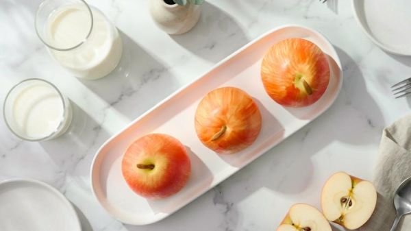 蘋安喜樂包450G10入/造型蘋果包/內餡牛奶流沙 