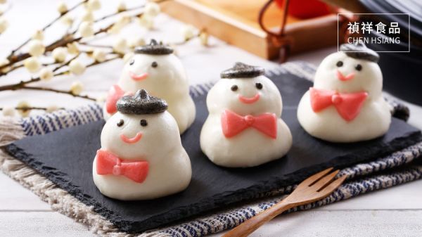 禎祥造型包10入600g小豬/小雞/黑熊/南瓜/老虎/壽桃/海獅/企鵝/雪人/柴犬 