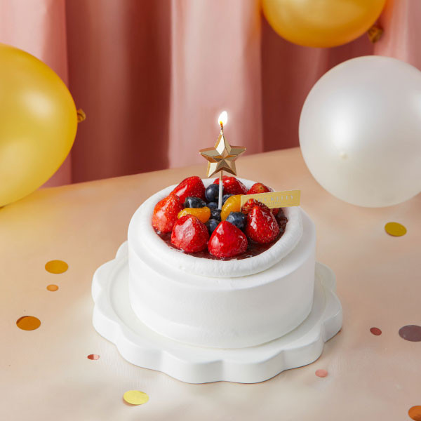 綜合水果鮮奶油蛋糕-8吋 