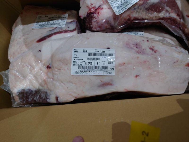 A5 日本和牛 BMS8 R前腿 板腱 5.1kg 3800(可切骰子、肉片) A5 日本和牛