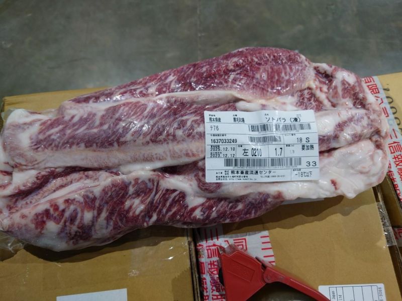 A5 日本和牛 BMS8 L腹肉1.7kg 3500(可切骰子、肉片) A5 日本和牛