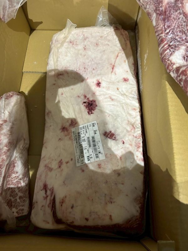 【原肉-腹肉】日本A5和牛 BMS10 L腹肉 7.9KG 日本和牛, A5和牛, 頂級和牛, 原肉和牛, 樂本和牛, 宅配和牛, 和牛直送, 燒肉和牛, 牛排和牛, 台北和牛宅配