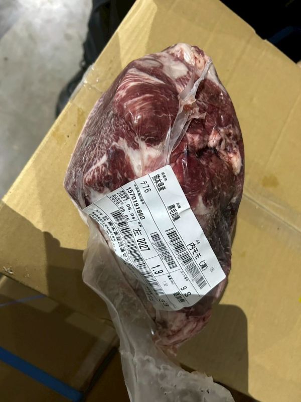 【原肉-後腿】日本A5和牛 BMS10 L內大腿 1.9KG 日本和牛, A5和牛, 頂級和牛, 原肉和牛, 樂本和牛, 宅配和牛, 和牛直送, 燒肉和牛, 牛排和牛, 台北和牛宅配