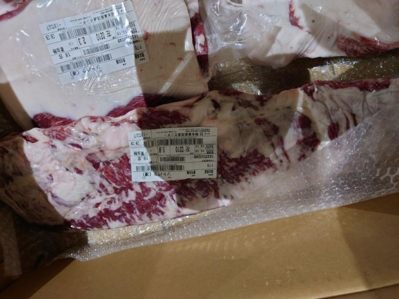 A5 日本和牛 BMS8 L腹肉 橫膈膜 1.9kg 3500(可切骰子、肉片) A5 日本和牛